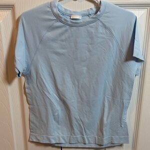 Athleta Light Blue Kids Short Sleeve Tee